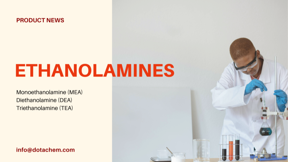 Fuerza de suministro global de Dotachem para soluciones profesionales de etanolaminas