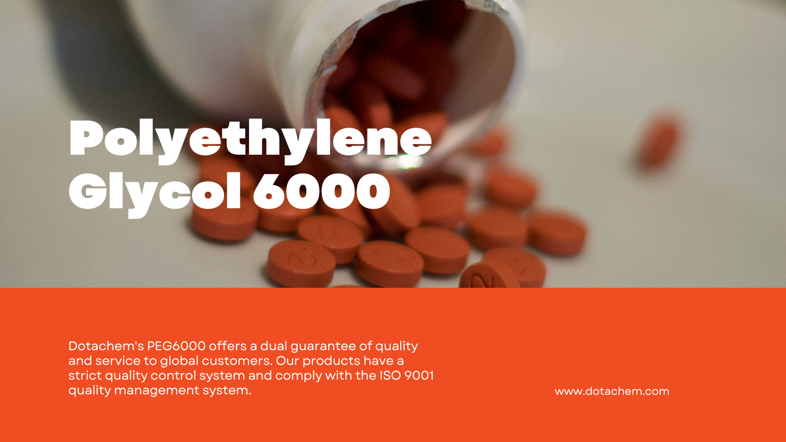 Polietilenglicol 6000: Diversas aplicaciones en el campo industrial y el compromiso de calidad de Dotachem