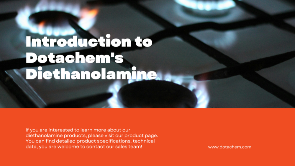 Introducción a la dietanolamina de Dotachem: usos y aplicaciones