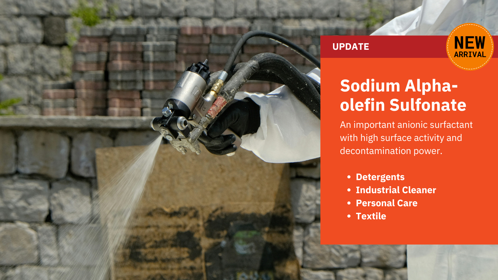 ¡La compañía de comercio exterior químico Dotachem ha agregado recientemente el producto disponible de sulfonato de alfaulefina de sodio!