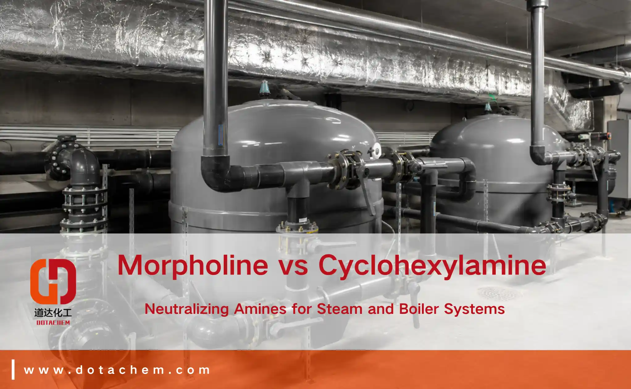 Morfolina versus ciclohexilamina: aminas neutralizantes para sistemas de vapor y calderas