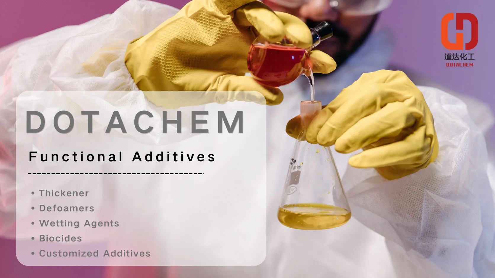 Presentamos la serie de aditivos funcionales de Dotachem: soluciones prácticas para formulaciones industriales